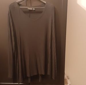 APT.9 ESSENTIALS Women's Black Longsleeve Shirt Size 2X